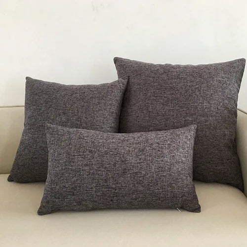 Capa de Almofada Cinza