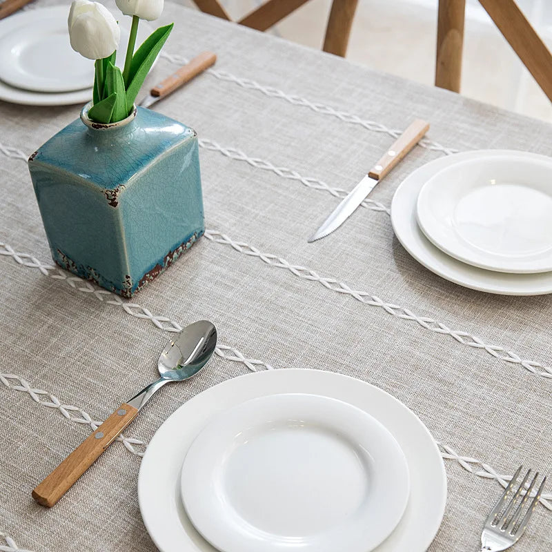 Toalha de Mesa Linho Listrada