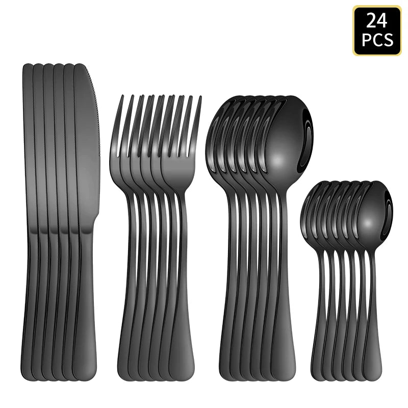 Talheres Pretos Inox