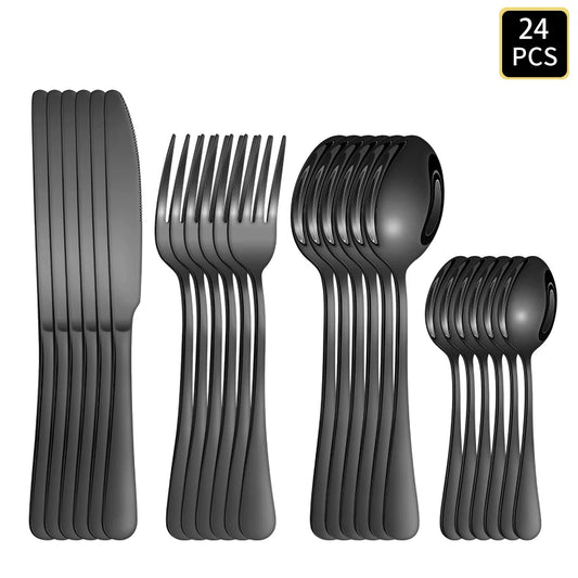 Talheres Pretos Inox