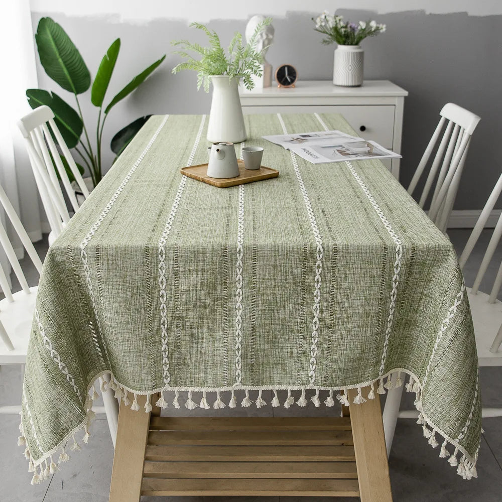 Toalha de Mesa Linho Listrada