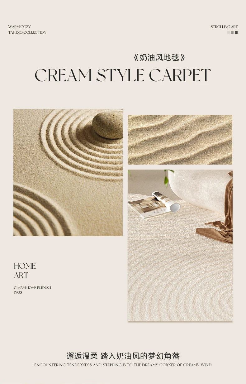 Tapete Creme Texturizado