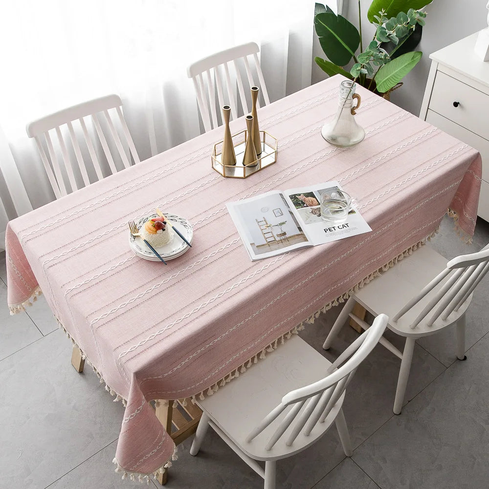 Toalha de Mesa Linho Listrada