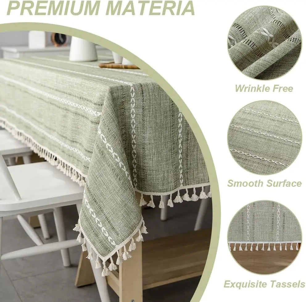Toalha de Mesa Linho Listrada